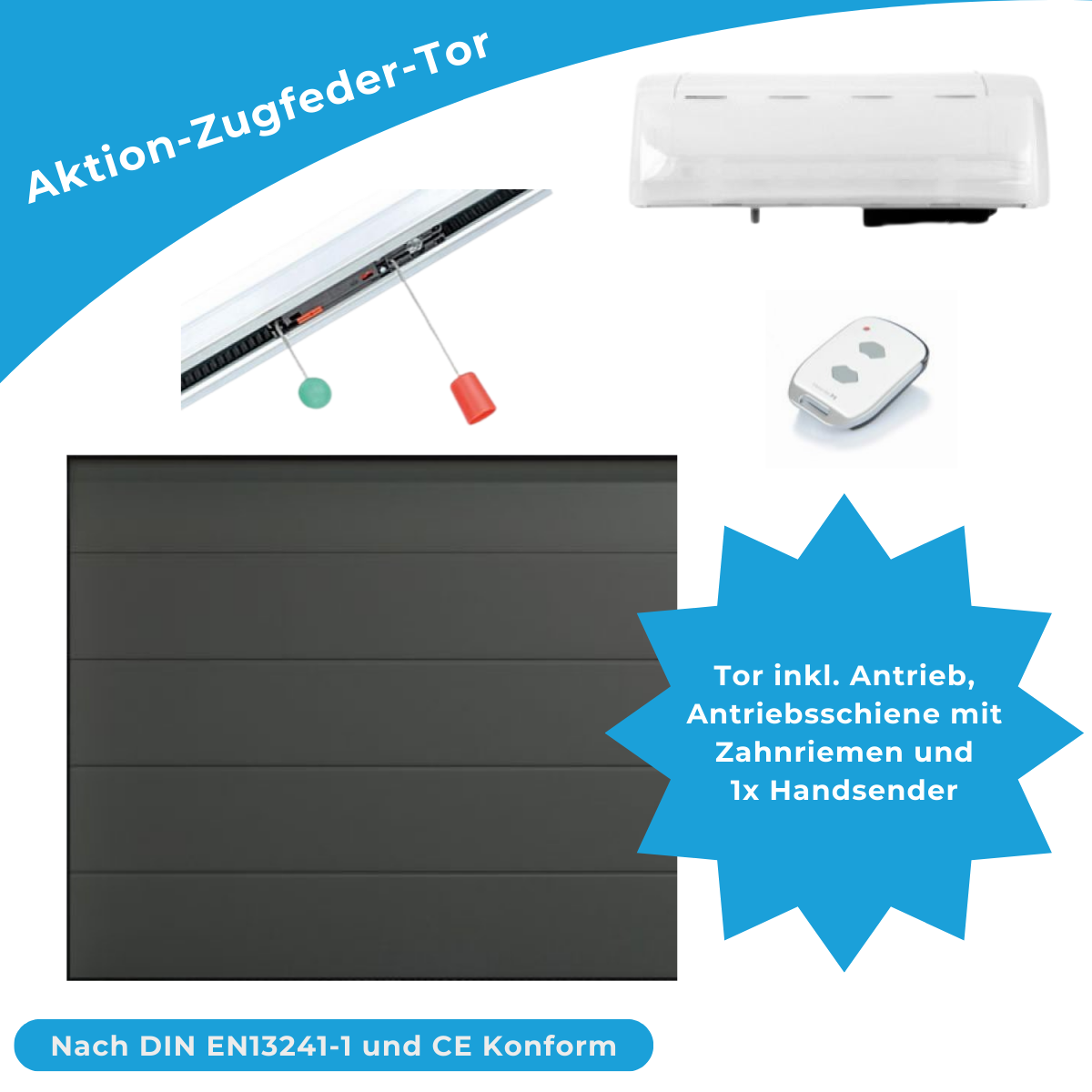 Design-Line Garagentor "Quartz" inkl. Antrieb
